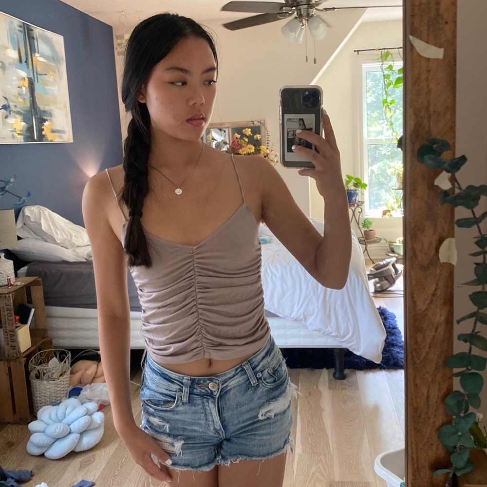 Scrunched Crop Top